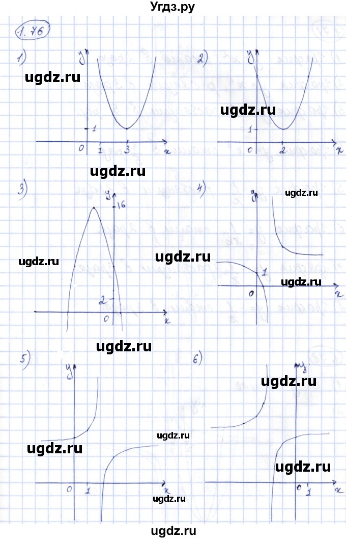 ГДЗ (Решебник) по алгебре 10 класс Шыныбеков А.Н. / раздел 1 / 1.76