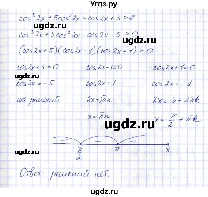 ГДЗ (Решебник) по алгебре 10 класс Шыныбеков А.Н. / раздел 3 / 3.29(продолжение 2)