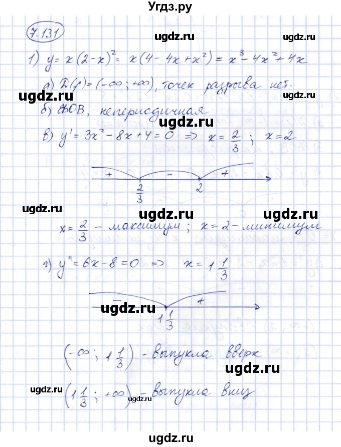 ГДЗ (Решебник) по алгебре 10 класс Шыныбеков А.Н. / раздел 7 / 7.131