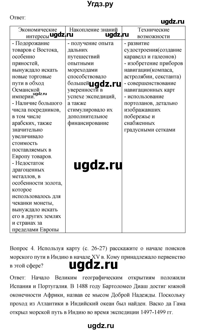 ГДЗ (Решебник) по истории 7 класс Дмитриева О.В. / страница / 15(продолжение 2)