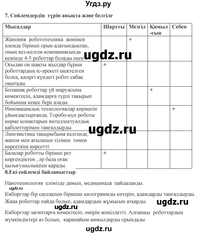 ГДЗ (Решебник) по казахскому языку 9 класс Курманалиева А. / страница (бет) / 175