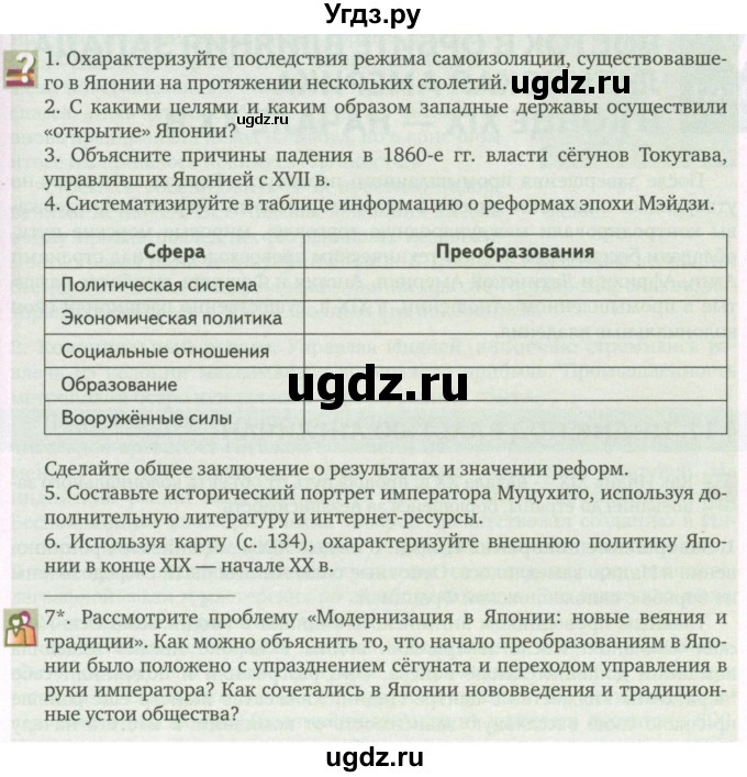 ГДЗ (Учебник) по истории 9 класс Загладин Н.В. / страница / 139