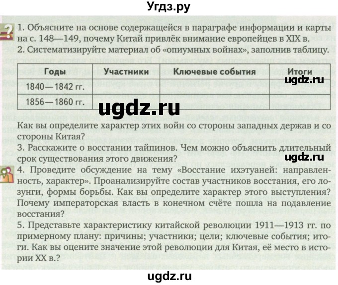 ГДЗ (Учебник) по истории 9 класс Загладин Н.В. / страница / 155