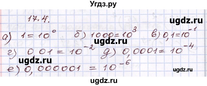ГДЗ (Решебник) по алгебре 8 класс Мордкович А.Г. / §17 / 17.4