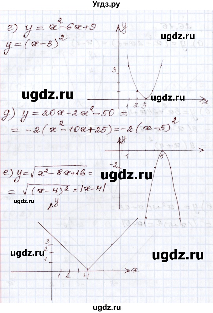 ГДЗ (Решебник) по алгебре 8 класс Мордкович А.Г. / §26 / 26.16(продолжение 2)