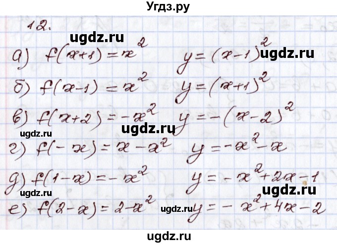 ГДЗ (Решебник) по алгебре 8 класс Мордкович А.Г. / дополнительные задачи / глава 4 / 12