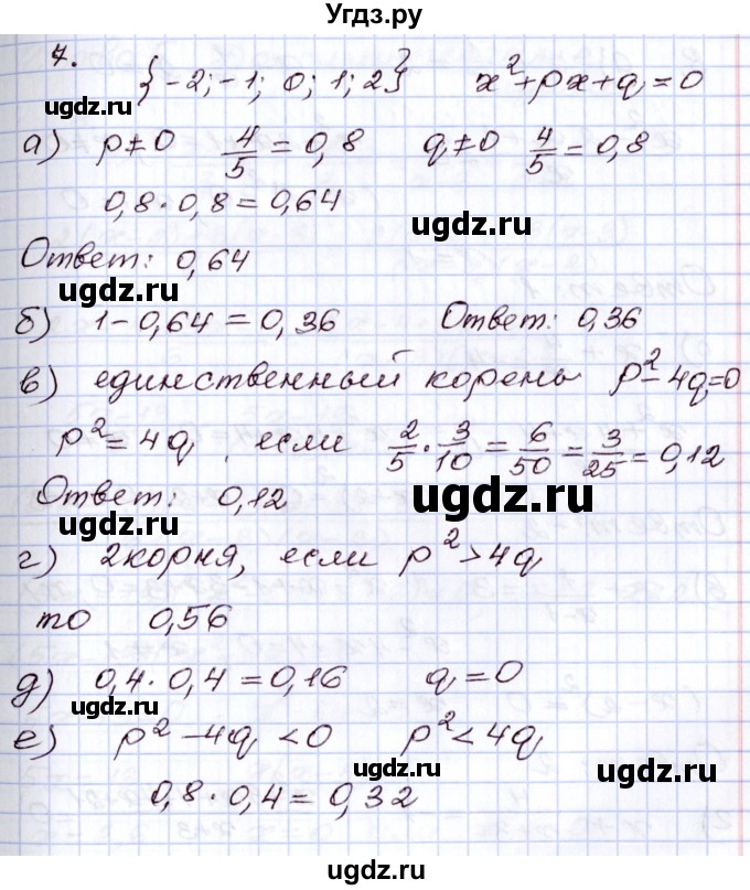 ГДЗ (Решебник) по алгебре 8 класс Мордкович А.Г. / дополнительные задачи / глава 5 / 7