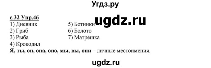 ГДЗ (Решебник) по русскому языку 4 класс Кибирева Л.В. / часть 2. страница / 32