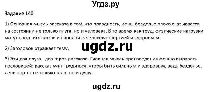 ГДЗ (Решебник) по русскому языку 7 класс Воителева Т.М. / задание / 140