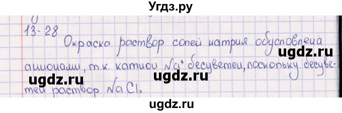 ГДЗ (Решебник) по химии 8 класс (задачник) Гольдфарб Я.Л. / глава 13 / 13.28