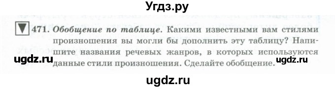 ГДЗ (Учебник) по русскому языку 11 класс Брулева Ф.Г. / упражнение / 471