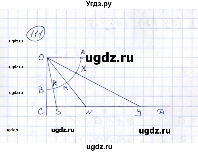 ГДЗ (Решебник) по алгебре 8 класс (рабочая тетрадь) М.К. Потапов / часть 1 (параграф) / параграф 1 (упражнение) / 111