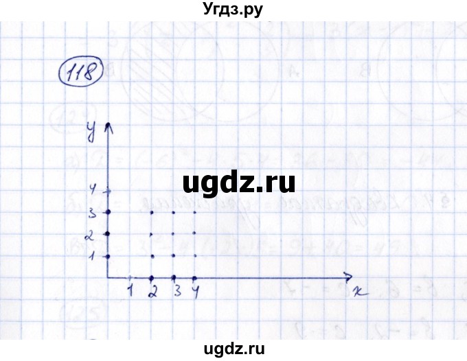 ГДЗ (Решебник) по алгебре 8 класс (рабочая тетрадь) М.К. Потапов / часть 1 (параграф) / параграф 1 (упражнение) / 118