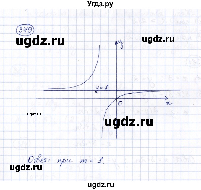 ГДЗ (Решебник) по алгебре 8 класс (рабочая тетрадь) М.К. Потапов / часть 2 (параграф) / параграф 10 (упражнение) / 379