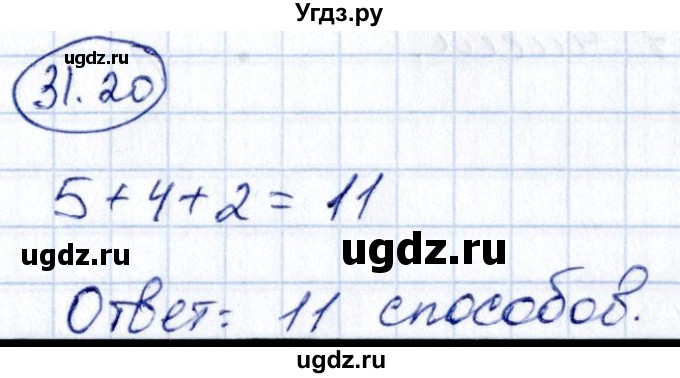 ГДЗ (Решебник) по алгебре 10 класс (сборник задач) Арефьева И.Г. / §31 / 31.20