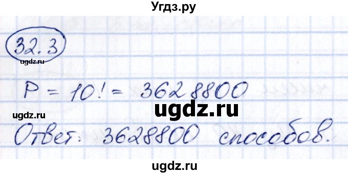 ГДЗ (Решебник) по алгебре 10 класс (сборник задач) Арефьева И.Г. / §32 / 32.3