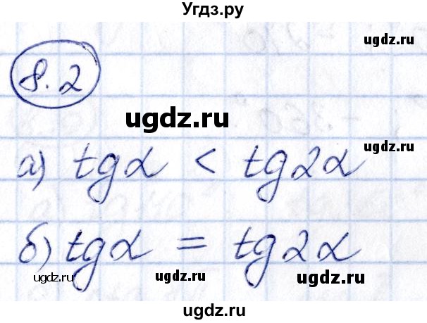 ГДЗ (Решебник) по алгебре 10 класс (сборник задач) Арефьева И.Г. / §8 / 8.2