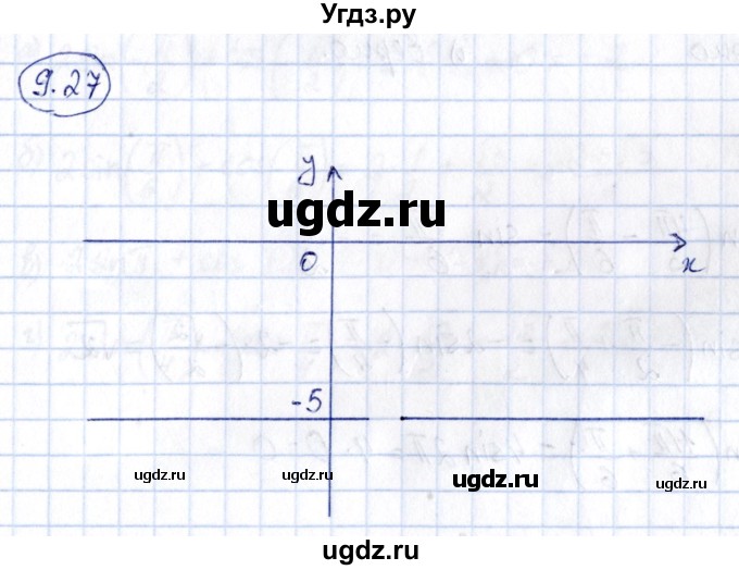 ГДЗ (Решебник) по алгебре 10 класс (сборник задач) Арефьева И.Г. / §9 / 9.27