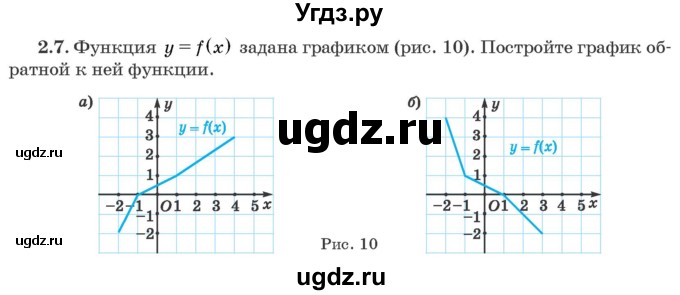 ГДЗ (Задачник) по алгебре 10 класс (сборник задач) Арефьева И.Г. / §2 / 2.7