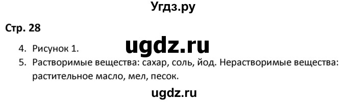 ГДЗ (Решебник) по окружающему миру 3 класс (рабочая тетрадь) Соколова Н.А. / тетрадь №1. страница / 28