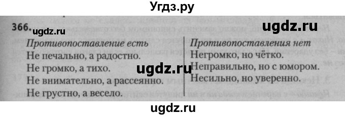 ГДЗ (Решебник к учебнику 2015) по русскому языку 7 класс Т.Н. Волынец / упражнение / 366