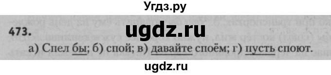 ГДЗ (Решебник к учебнику 2015) по русскому языку 7 класс Т.Н. Волынец / упражнение / 473