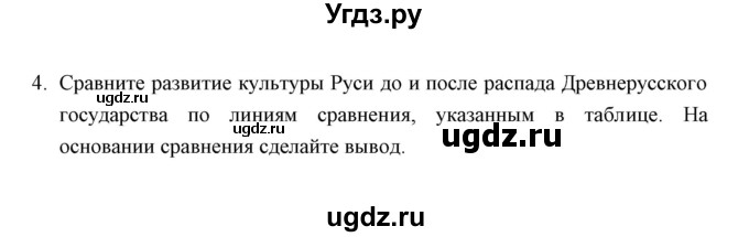 ГДЗ (Решебник) по истории 6 класс (контрольные работы) И.А. Артасов / проверочная работа 6 / вариант 1 (упражнение) / 4