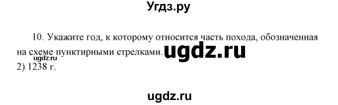 ГДЗ (Решебник) по истории 6 класс (контрольные работы) И.А. Артасов / проверочная работа 7 / вариант 2 (упражнение) / 10