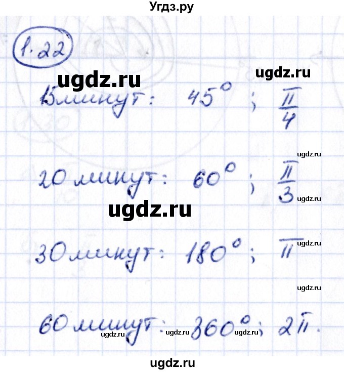 ГДЗ (Решебник) по алгебре 10 класс Арефьева И.Г. / глава 1 / 1.22