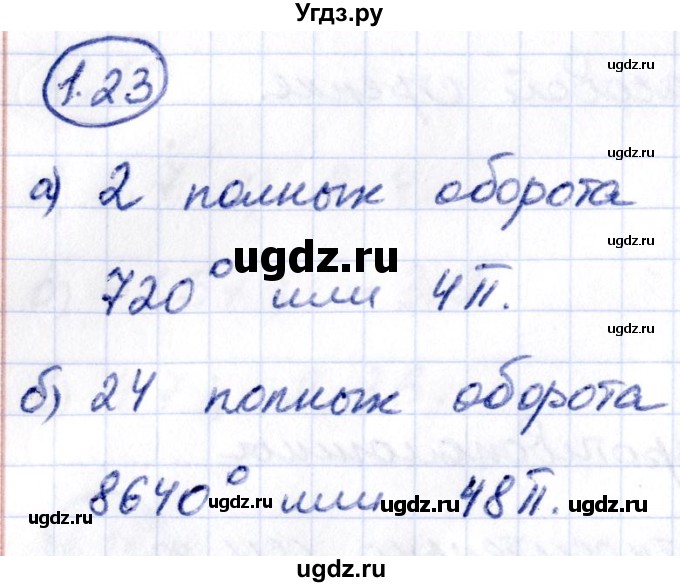 ГДЗ (Решебник) по алгебре 10 класс Арефьева И.Г. / глава 1 / 1.23