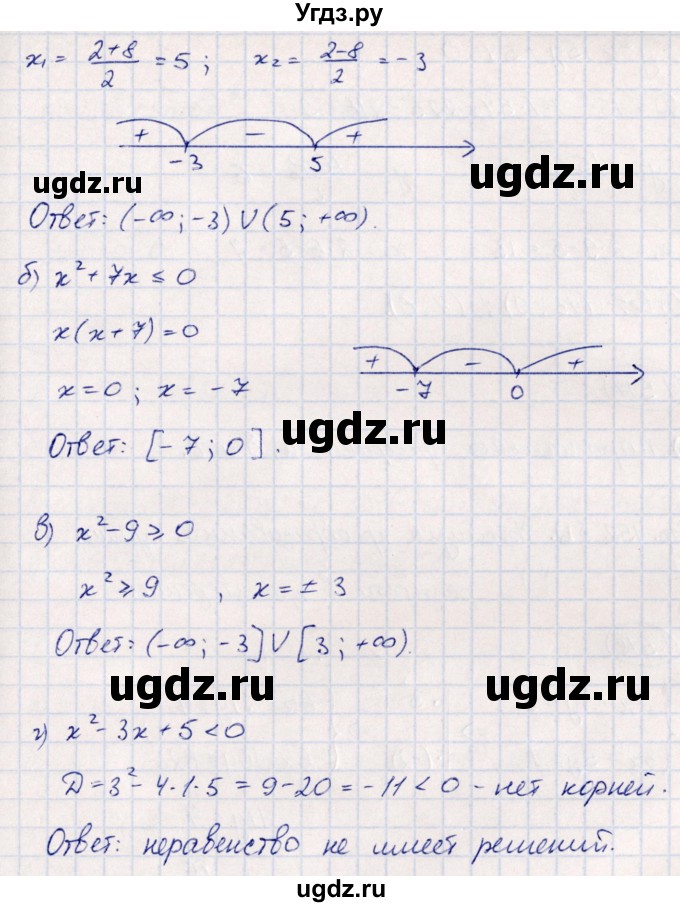 ГДЗ (Решебник) по алгебре 10 класс Арефьева И.Г. / глава 1 / 1.515(продолжение 2)