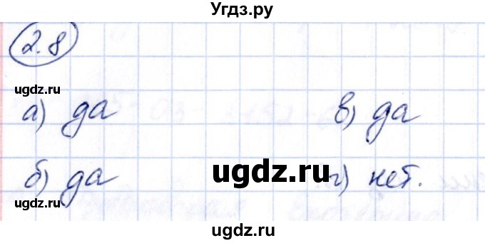 ГДЗ (Решебник) по алгебре 10 класс Арефьева И.Г. / глава 2 / 2.8