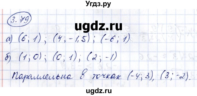 ГДЗ (Решебник) по алгебре 10 класс Арефьева И.Г. / глава 3 / 3.79