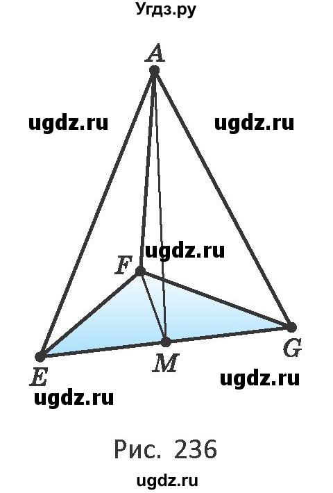 ГДЗ (Учебник) по геометрии 10 класс Латотин Л.А. / задача / 222(продолжение 2)