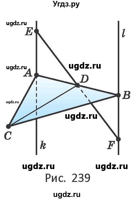 ГДЗ (Учебник) по геометрии 10 класс Латотин Л.А. / задача / 237(продолжение 2)