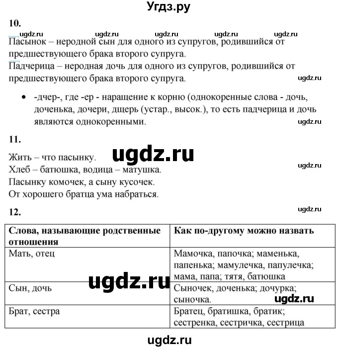 ГДЗ (Решебник) по русскому языку 4 класс Александрова О.М. / страница / 18(продолжение 2)