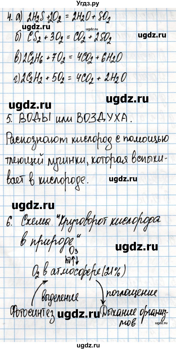 ГДЗ (Решебник) по химии 8 класс (рабочая тетрадь) Габриелян О.С. / страница / 54