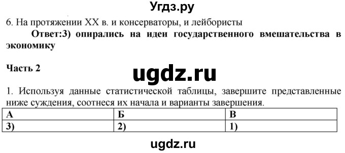 ГДЗ (Решебник) по истории 9 класс (проверочные и контрольные работы) Баранов П.А. / страница / 53