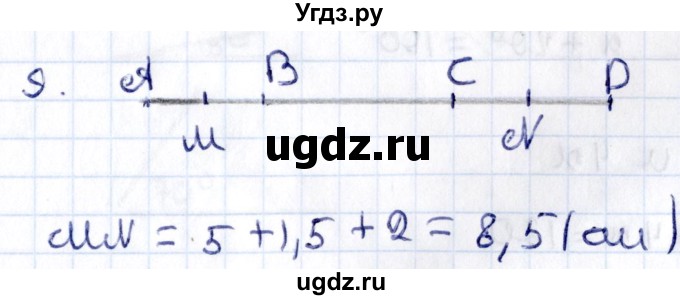 ГДЗ (Решебник) по геометрии 8 класс Смирнов В.А. / повторение курса 7 класса / глава 1 / 9