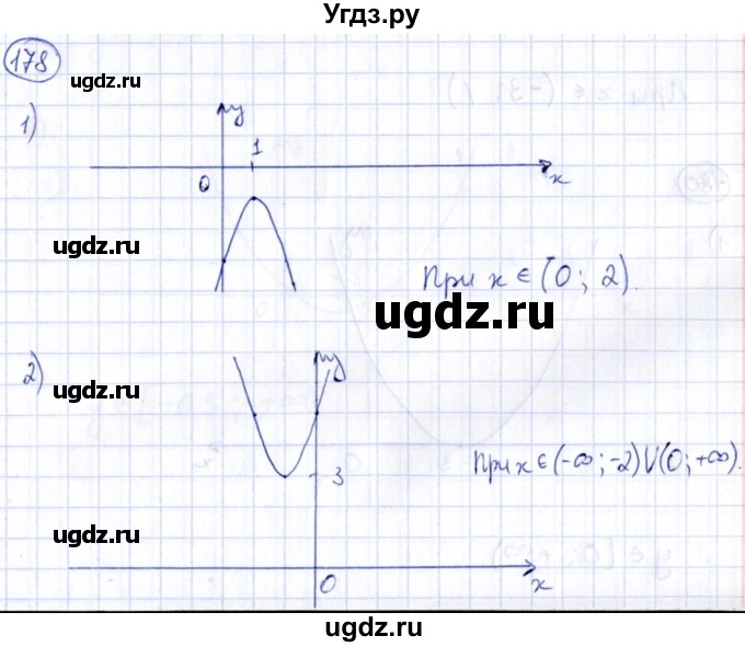 ГДЗ (Решебник) по алгебре 9 класс (сборник заданий) Кузнецова Л.В. / раздел 2 / 178