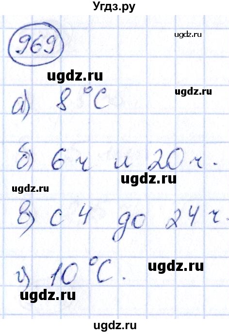 ГДЗ (Решебник) по алгебре 9 класс (сборник заданий) Кузнецова Л.В. / задания / 969