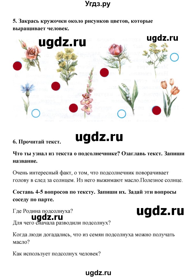 ГДЗ (Решебник) по окружающему миру 4 класс (тетрадь для практических работ) Е.М. Тихомирова / часть 1 (тема) / Растениеводство в нашем крае(продолжение 3)