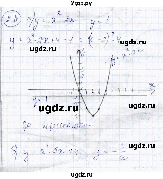 ГДЗ (Решебник) по алгебре 10 класс Абылкасымова А.Е. / §2 / 2.8