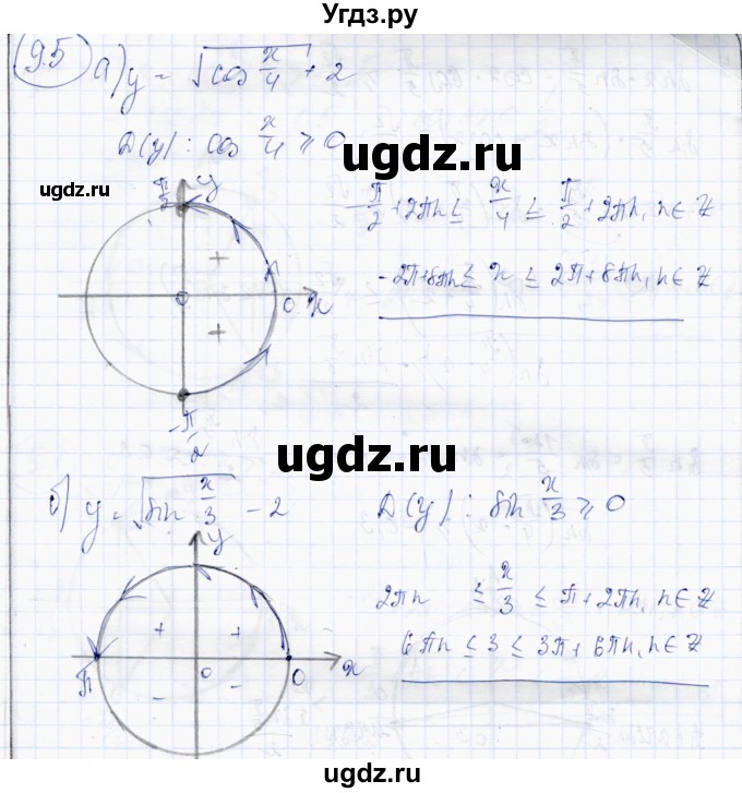 ГДЗ (Решебник) по алгебре 10 класс Абылкасымова А.Е. / §9 / 9.5