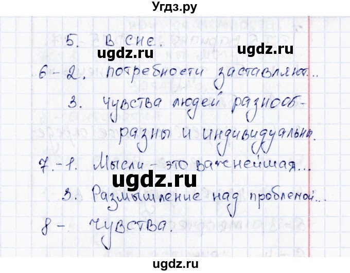 ГДЗ (Решебник 2016) по обществознанию 6 класс (тесты) Т. В. Коваль / тест 4 / Вариант 2(продолжение 2)