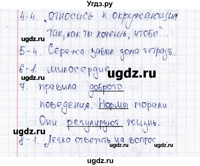 ГДЗ (Решебник 2016) по обществознанию 6 класс (тесты) Т. В. Коваль / тест 10 / Вариант 1(продолжение 2)
