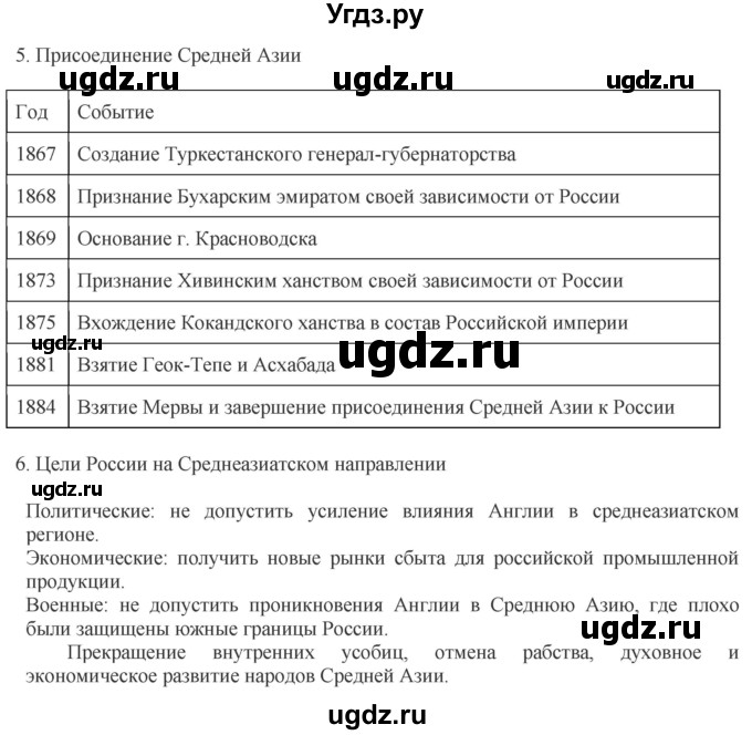 ГДЗ (Решебник) по истории 9 класс (рабочая тетрадь) Чернова М.Н. / часть 2. страница / 26(продолжение 2)