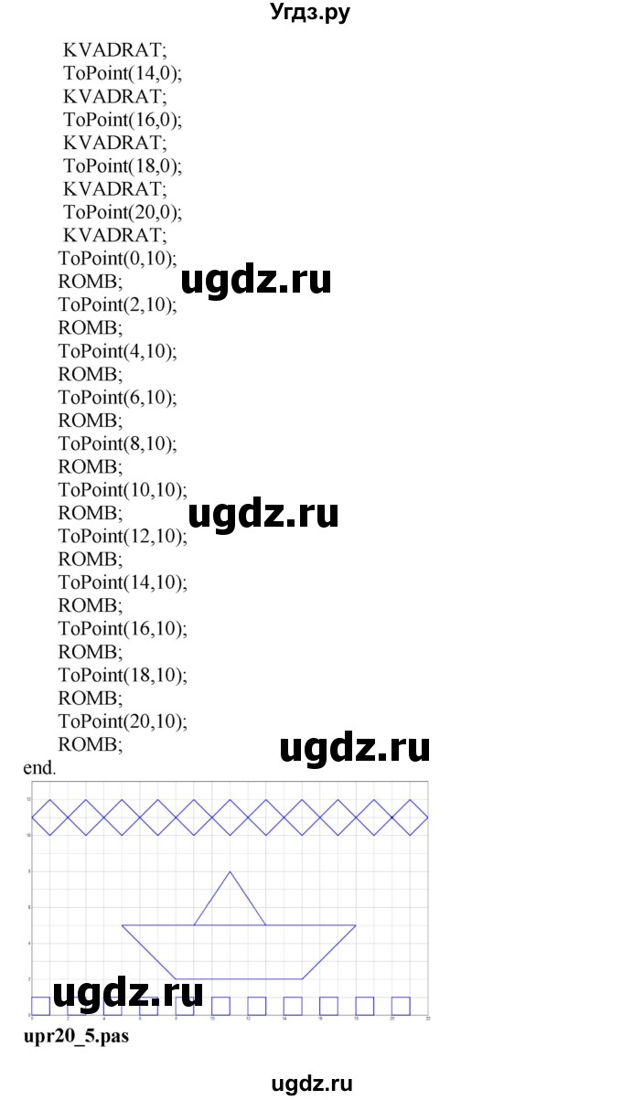 ГДЗ (Решебник) по информатике 6 класс Макарова Н.П. / параграф / 20(продолжение 16)