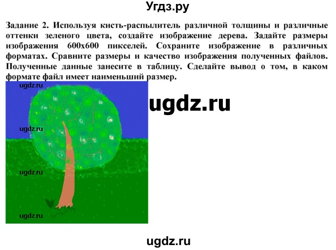 ГДЗ (Решебник) по информатике 6 класс (рабочая тетрадь) Овчинникова Л.Г. / урок 9 / 2