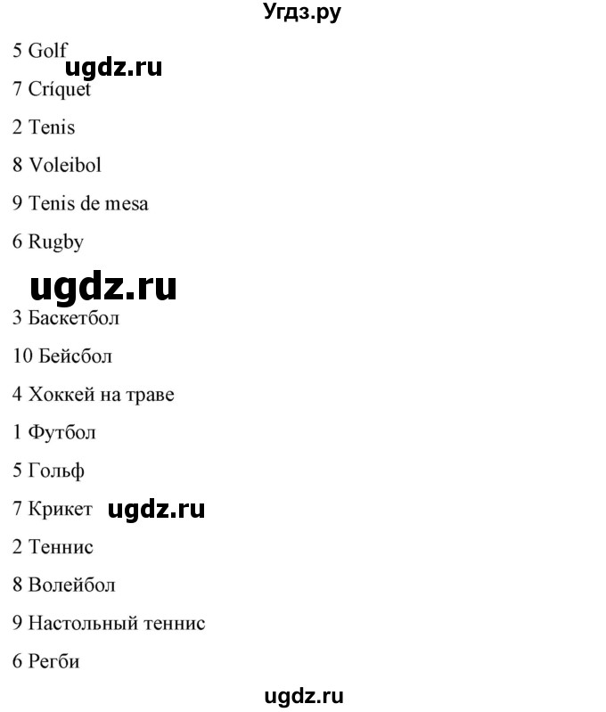 ГДЗ (Решебник) по испанскому языку 7 класс Цыбулева Т.Э. / часть 2. страница / 21(продолжение 3)